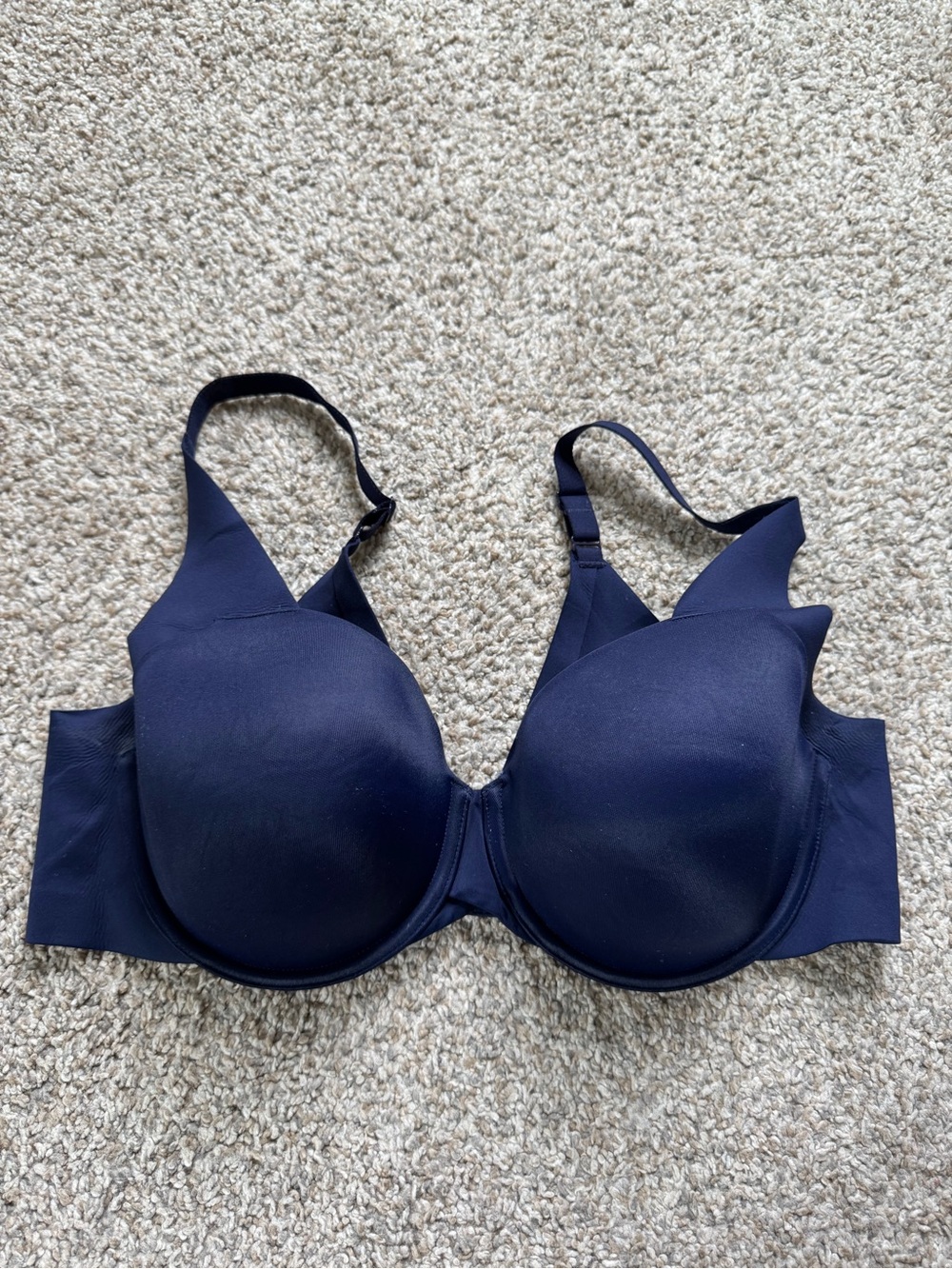 Cacique Navy Smooth Molded Back Smoothing Bra 40D